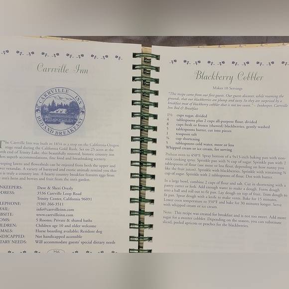 California Bed & Breakfast Cookbook #6 in the Series - Picture 10 of 13